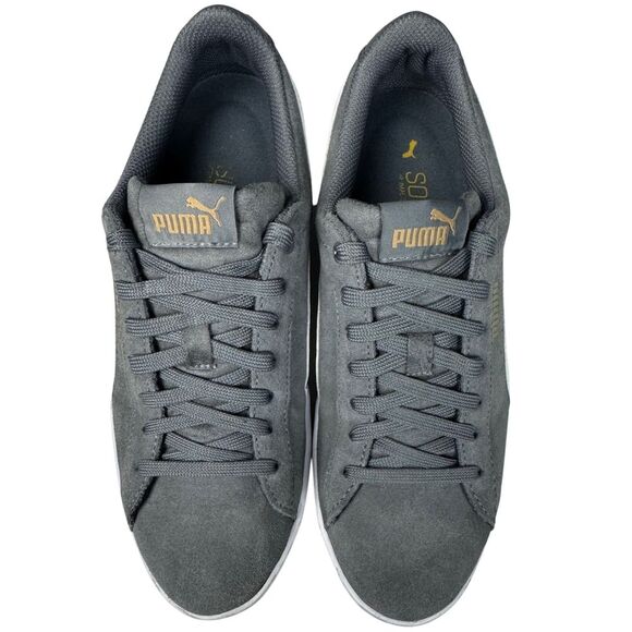 PUMA Women's Sneakers Shoes Suede Low Top Lace Up Size 8 Gray Athleisure Retro - Picture 2 of 8